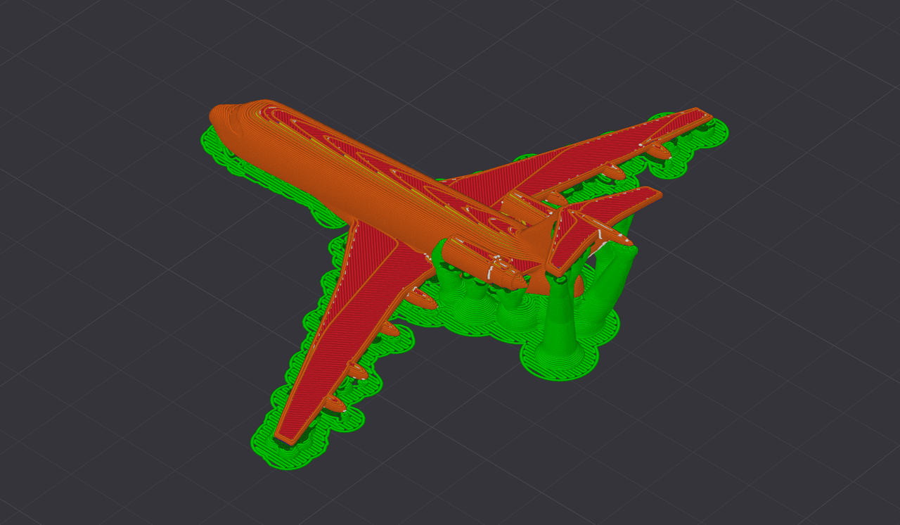 Model Orientation, Support, Infill, and other general slicing settings ...